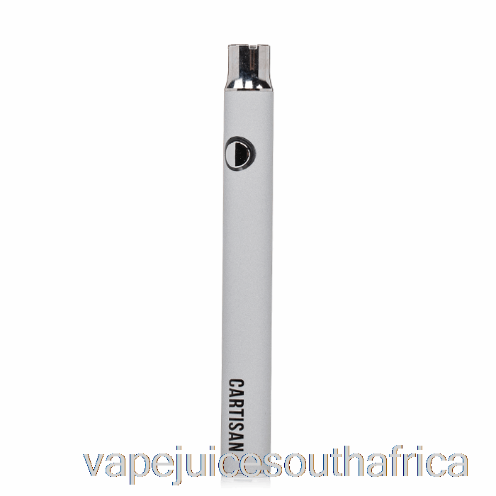 Vape Juice South Africa Cartisan Button Vv 400 510 Battery Silver